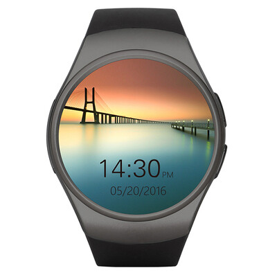 

13 IPS Round Dial Smartwatch Phone SIM Card MTK2502 Pedometer Bluetooth 40 Heart Rate Monitor Sport Tracker