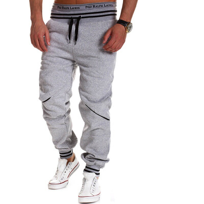 

New Fashion Male Cotton Personality Nightclub Drop Crotch Hip Hop Trousers Men Harem Pants