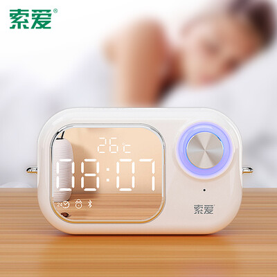 

Soaiy E16 Bluetooth Speaker Computer Subwoofer Card U disk Portable Car Outdoor Radio Alarm Clock