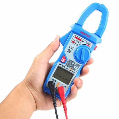 

MESTEK MT100 True RMS Digital AC Current Clamp Meter Multimeter with Resistance Measurements Continuity Diode Testing