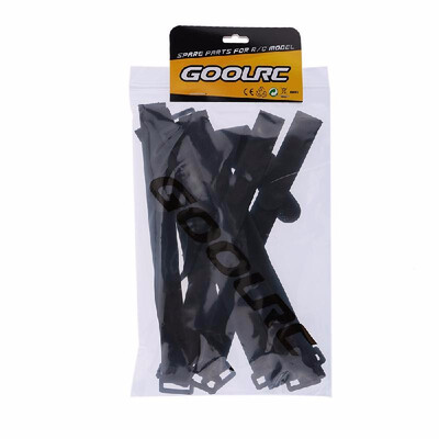 

RC Accessories GoolRC 10 Pcs Strong RC Battery Antiskid Cable Tie Down Straps 262cm BlackBlueRedYellowGreen