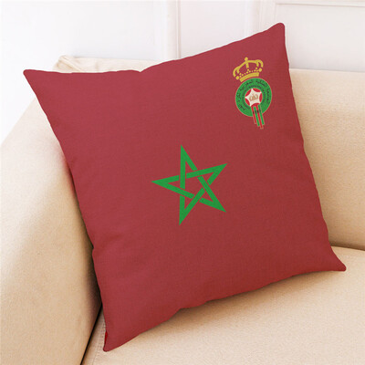 

Russia World Cup 2018 32 Teams Logo Cotton&Linen Pillowcase Bar Club Sofa Pillow Pillow Fans Souvenir