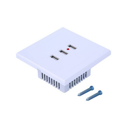 

Home Useful 3 Port USB Smart Power Charger Socket 220V To 5V For Cell Phone PC