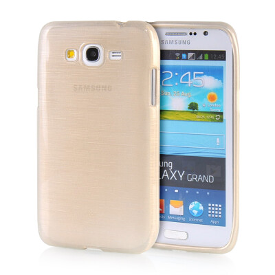 

MOONCASE Soft Flexible Silicone Gel TPU Skin Shell Back Case Cover for Samsung Galaxy Grand Prime G530 Gold