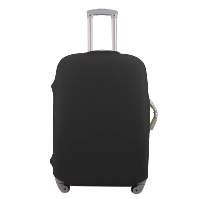 

40,000 km high elastic trolley case thickening wear-resistant travel leather luggage trunk sets 26 30-inch dust cover SW2017 black