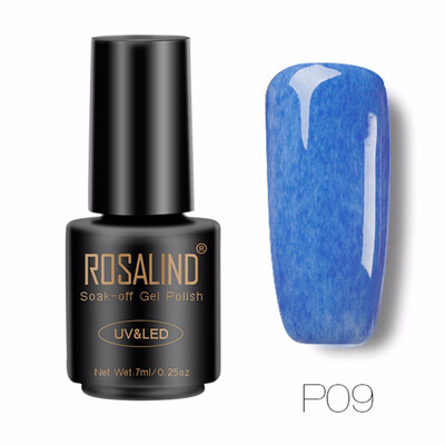 

ROSALIND Black Bottle 7ML Faux Fur Effect P01-12 Gel Nail Polish Nail Art Nail Gel Polish UV LED Long-Lasting 3D Gel Lacquer