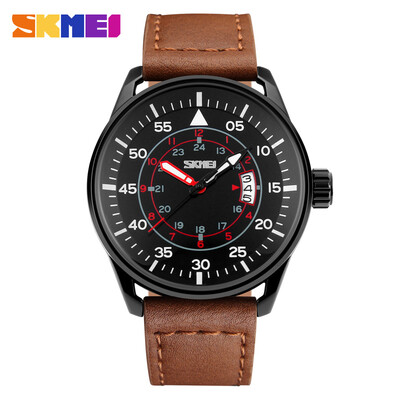 

SKMEI Retro Mens Waterproof Watch Giant-dial