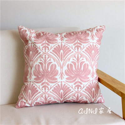 

Cntomlv Polyester Cushion Cover Pink Pattern Merry Christmas Home Decorative Pillowcase Cover Nordic Cushion Case Sofa Decor