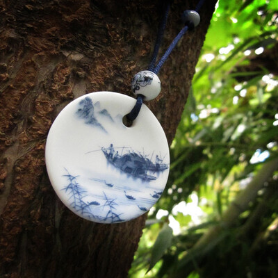 

Hot style ceramic crafts jewelry retro clothing&accessories sweater