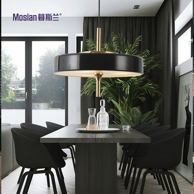 

Dusilam Caron single head restaurant lamp chandelier Taipei European style dining room lamp modern study chandelier modern li