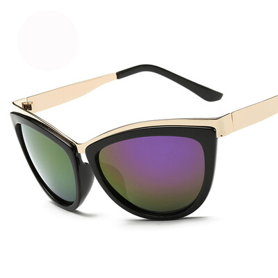 

FEIDU Sexy Cat Eye Sunglasses Women Brand Designer Super Popular Vintage Multicolour Mirror Sun Glasses Oculos De Sol Feminino