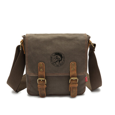 

новый бренд мужчины сумку холст сумку человек сумку ретро - небольшой crossbody сумку с молнией hasp