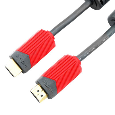 

Sound muse sonmuse HR50-01006 HDMI high-definition interface line 183 meters bright red head