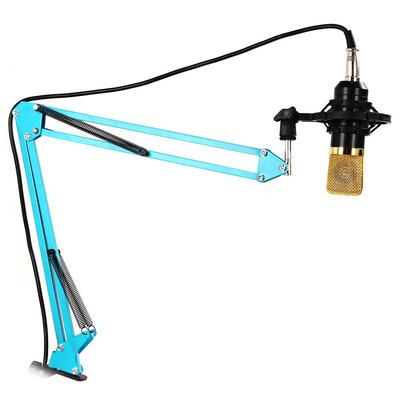

NB - 35 Professional Adjustable Metal Suspension Scissor Arm Microphone Stand Holder for Mounting on Desk Table Top
