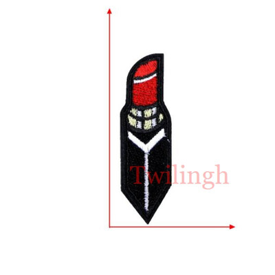 

1 pcslot Brand Embroidered Patches Heart Crown Lipstick Sequin Patches Iron On Fabric Badge Sew On Clothes Applique DIY Sticker