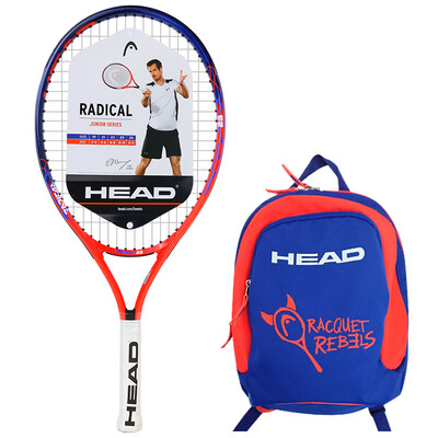 

Hyde HEAD childrens tennis racket youth beginner training net shot Murray Radical suitable for 8-12 years old 25 inches to send HEAD backpack