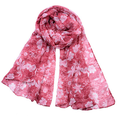 

Jeouly печатать шарфы женщин цветок Echarpes Foulard Femm длинный шарф вуаль солнцезащитные шали красный hijab обертывания кешковых маркас кольца