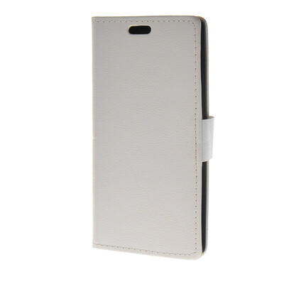 

MOONCASE Leather Side Flip Wallet Card Holder Stand Shell Pouch ЧЕХОЛ ДЛЯ LG G4 White
