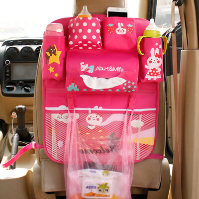 

Cartoon Car Seat Back Storage Hang Bag Organizer Car-styling Baby Product Varia Stowing Tidying Automobile Interior Accessories