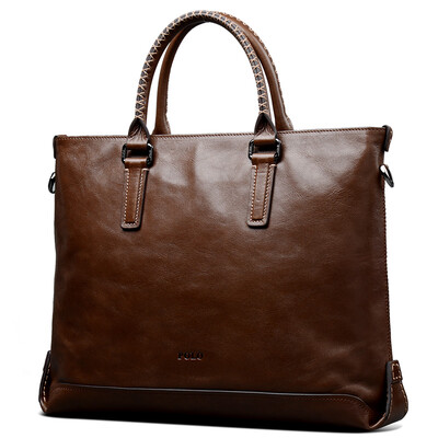 

POLO мужчины первый слой cowhide бизнес-портфель портфель сумка 040892 цвет кофе