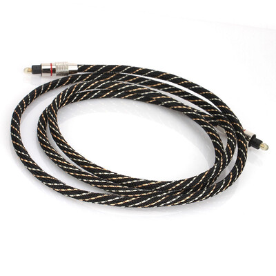 

FirstSeller Новый Черный 1,5 М Toslink Аудио Цифровой Оптический Кабель Горячего Свинца С SPDIF