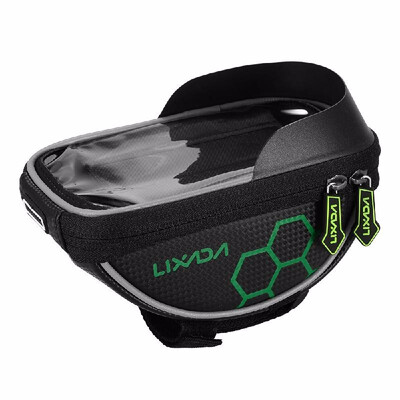 

Lixada Cycling Bike Bicycle Bag Top Tube Handlebar Bag Touchscreen Cell Phone Mount Holder MTB Road Bike Bicycle Front Frame Bag