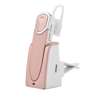 

Fineblue FT-9 car charging Bluetooth 41 headset intelligent voice reminder a drag two wireless Bluetooth headset