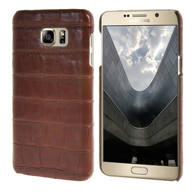

MOONCASE чехол для Samsung Galaxy Note 5 Crocodile Skin Hard Rubber Back Cover Brown