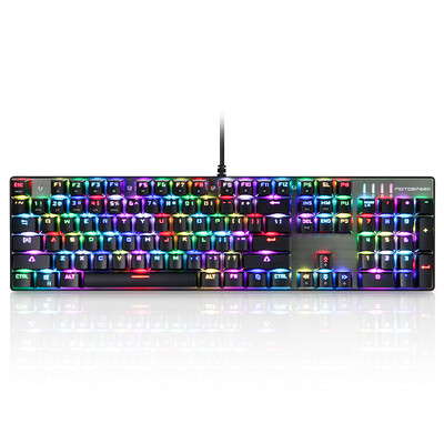 

Motospeed CK104 RGB Игровая клавиатура Механическая клавиатура Черный