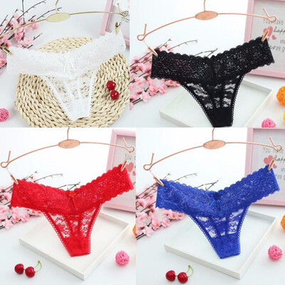 

Lbellagiovanna 4 pack girls ultra-thin lace thong Panties female G-strigs seamless Underwear intimate sexy bragas XXS-M underpant