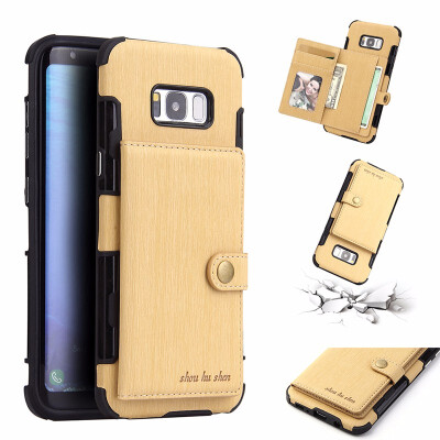 

SHS Phone Case For Samsung Galaxy G530J2 PrimeA8 2018 Fashion Concise Leather Wire Drawing Multifunction Purse