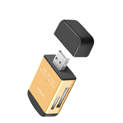 

Kuman 20 Card Reader USB Interface with Micro SD MS M2 SD TF Card Slot Y208 Flash Memory Card Reader for Phone Aluminium Shell