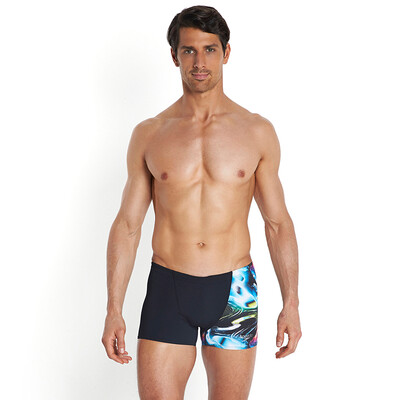 

Speedo Speedo мужской моды носить быстросохнущие и удобные профессиональные гонки SERIES мужские боксер стволы плавках струи черного 51210059032