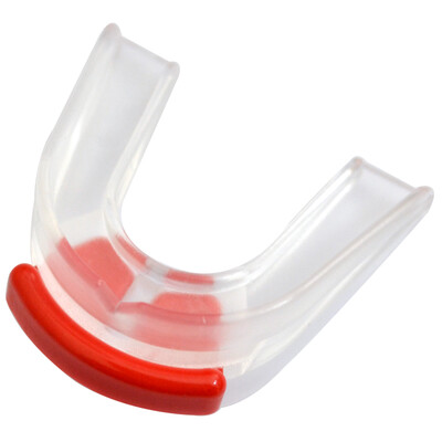 

LAC sports brazes night anti - wear teeth basketball fighting class Sanda boxing protective gear transparent double - layer protective gear sets