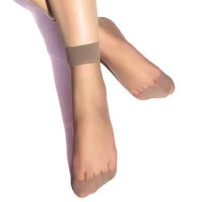 

Jingdong supermarket] snow flying 1SJDSW1401 20 pairs of women sexy crystal stockings socks thin transparent spring and summer short stockings 10 black 10 coffee all code