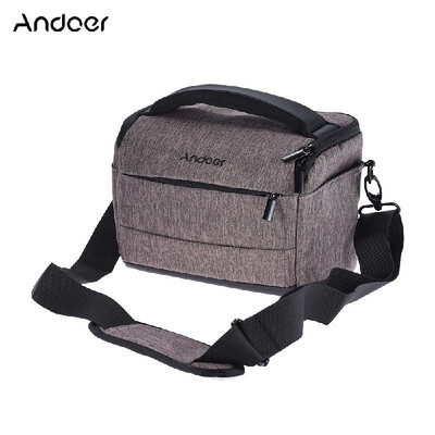 

Andoer Cuboid shaped DSLR Camera Shoulder Bag Portable Fashion Polyester Camera Case for 1 Camera 2 Lenses And Small Accessories f