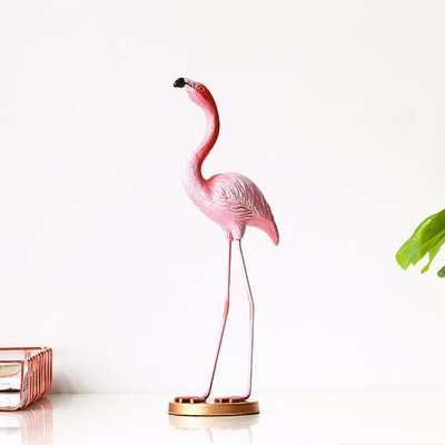 

Nordic INS resin Flamingo home decoration ornaments living room decorations cabinet craft animal furnishings