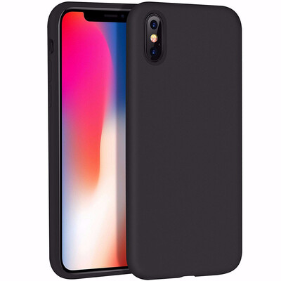 

iPhone X CaseLiquid Silicone Gel Rubber Matte Anti Scratch Thin Ultra Slim Case Fit With Water Resistant Shock Absorbing