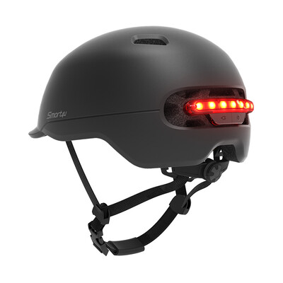 

Smart4u electric car helmet men&women intelligent lighting bicycle scooter balance car battery car helmet riding safety helmet graphite black  code