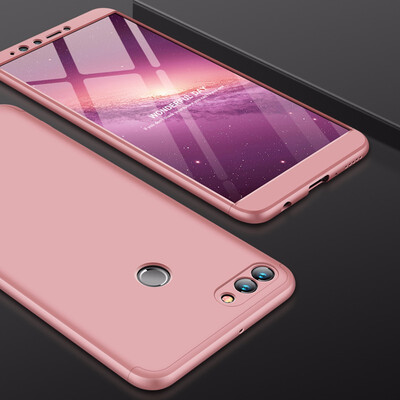 

Goowiiz Phone Case For Huawei Y9 2018Honor Enjoy 8 Plus Fashion Color collision 360 Degree Coverage PC Full Protection