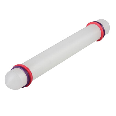 

UpperX 23 cm 9 Non-stick Sugarcraft Fondant Rolling Pin with Guide Rings