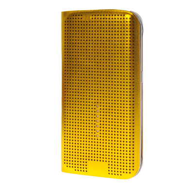 

MOONCASE Slim Surface holes Leather Side Flip Pouch Shell Back ЧЕХОЛ ДЛЯ Samsung Galaxy S6 Edge Gold
