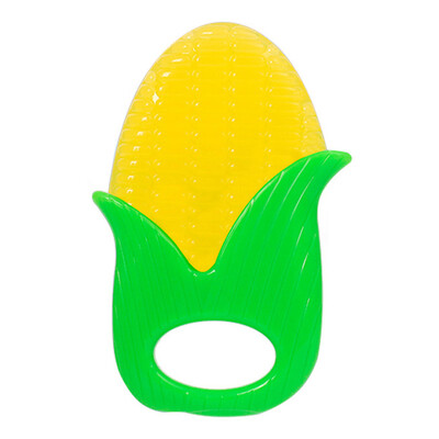 

Ailebao baby teether molar stick baby pacifier bite chew silicone toy two stage corn teether