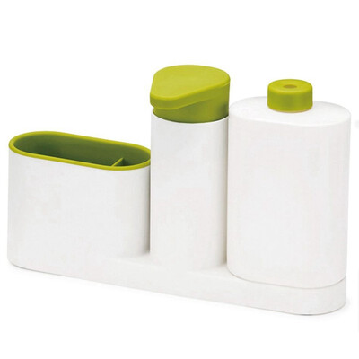 

UpperX Multifunctional Washing Sponge Storage Sink Detergent Soap Dispenser Storage Rack Hand Sanitizer Kitchen Storage Rack