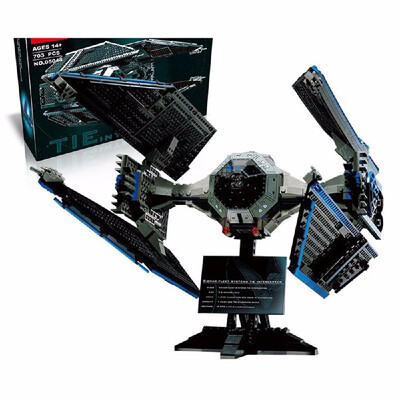 

LEPIN 05044 703pcs Limited Edition the TIE Interceptor Star Wars Spaceship Building blocks Kit Set - Plastic Bag Package