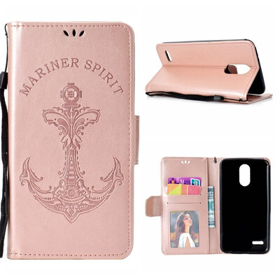 

MOONCASE LG Stylo 3 Embossed Mermaid Anchor Holster - Rose Gold