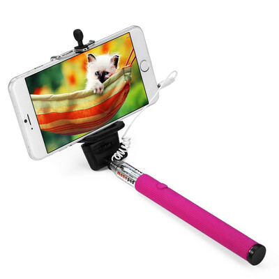 

Z07 - 5S 35mm USB Cable Connection Extendable Self Portrait Selfie Handhold Stick Monopod with Adjustable Holder Wi-Fi Free