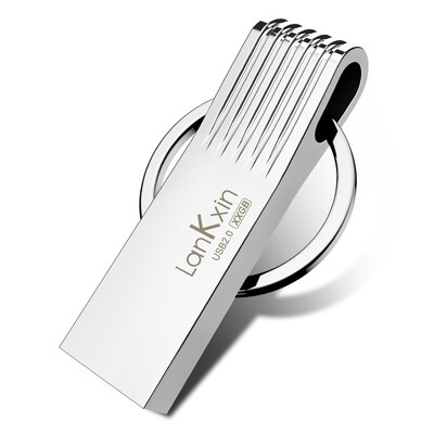 

Lanke core P8 16G metal with key ring car waterproof computer office shockproof portable version U disk