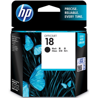 

HP 18th Black Ink Cartridge C4936A for HP Officejet L7380 L7580 L7590 ProK5300 K5400dn K8600