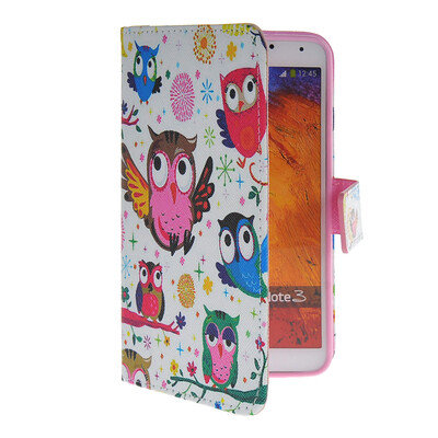 

MOONCASE Pattern Style Leather Side Flip Wallet Card Slot Pouch Stand Shell Back ЧЕХОЛ ДЛЯ Samsung Galaxy Note 3 N9000